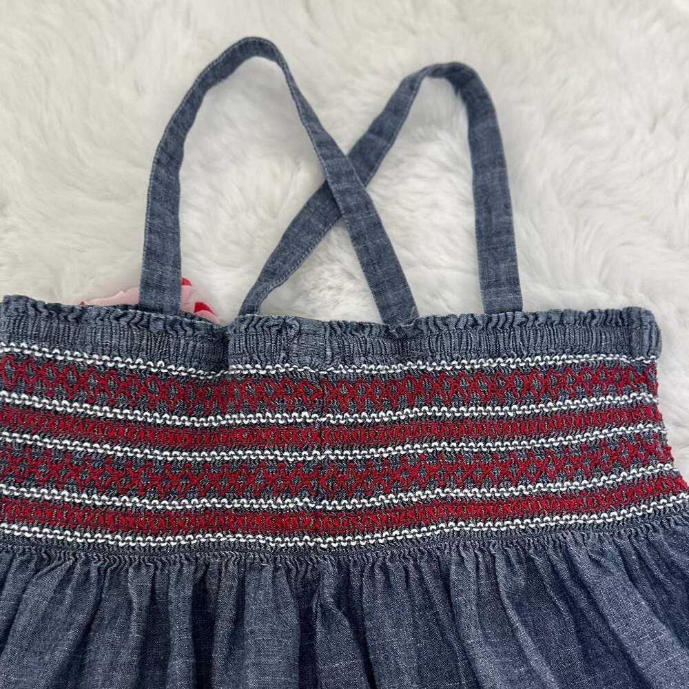 Gymboree Girls Denim Smocked Dress - Picture 6 of 7